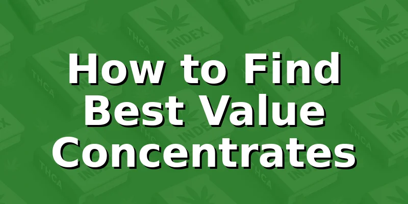 How to Find Best Value Concentrates