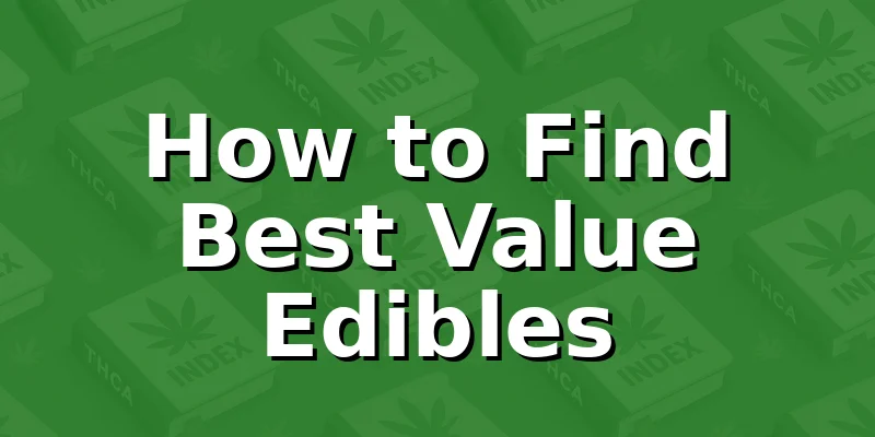 How to Find Best Value Edibles