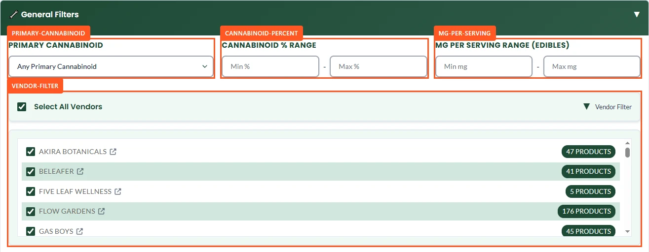 Set Minimum Potency to 25% - Tutorial Advanced Filters